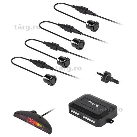 Senzori parcare afisaj si sunet Beep-Beep 12V