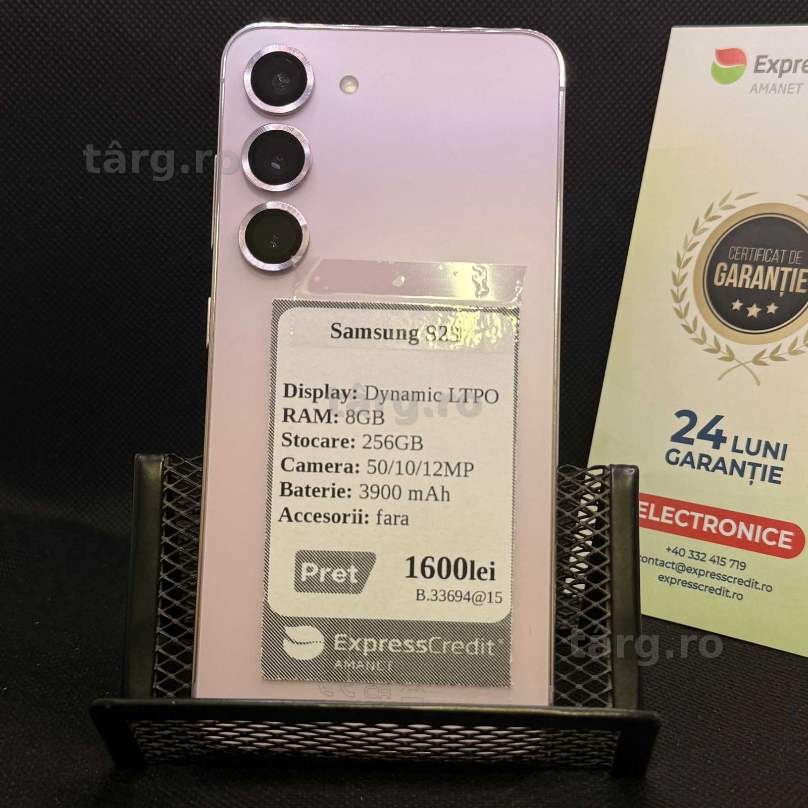 Telefon Samsung Galaxy S23 8/256GB (AG15 Gara 1 B33694) Garantie 2 ani! 2
