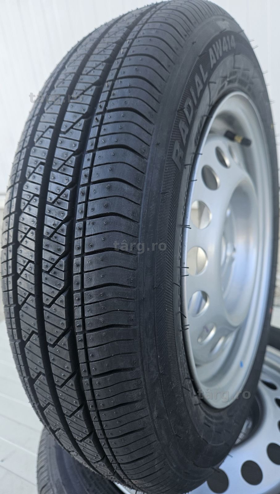 Roata completa remorca 135/80 R13 Anvelopa SECURITY M+S pe Janta 4Jx13 2