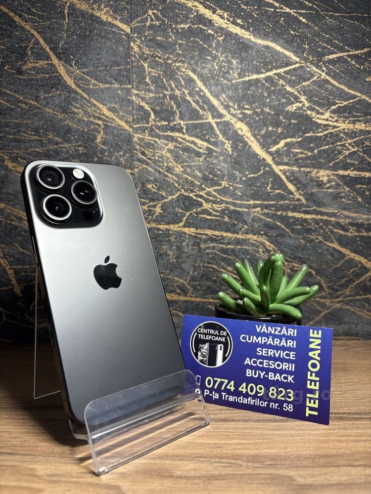 Iphone 16 Pro/128 GB/Garantie 2Ani Centrul de Telefoane/Rate