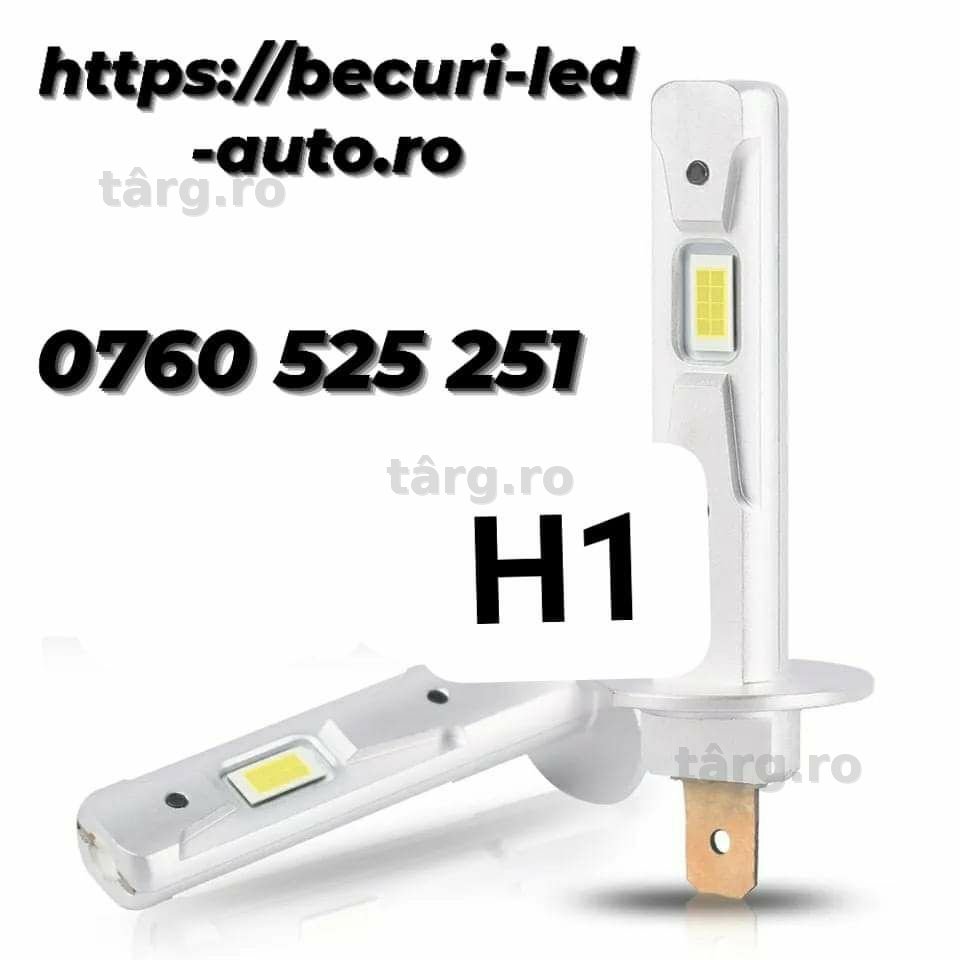 Set Două Becuri Led Cree H1,H3 12000lumeni/120W/6500K Cu Can-bus