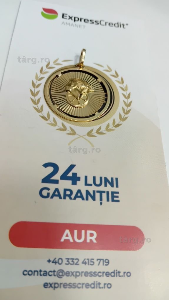 Medalion aur 18k(AG20 Dancu/b29990.4*20) Doar cu ridicare din agentie! 3