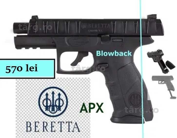 Pistol  B E R E T T A  APX   Umarex 4Joules  CO2 airsoft