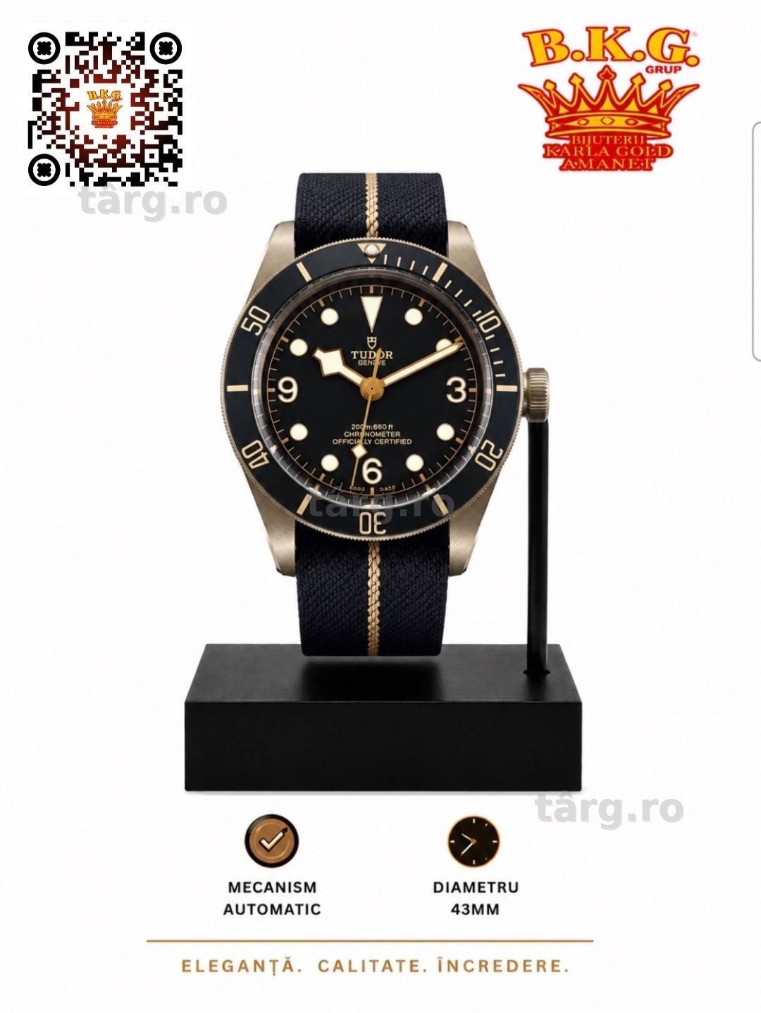 Ceas Tudor Black Bay Bronze Bucherer Amanet BKG