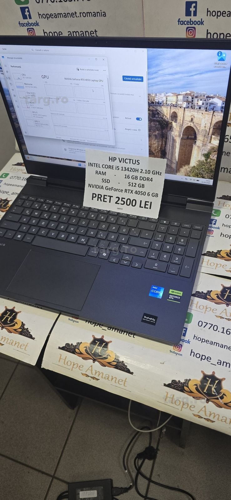Hope Amanet P6 Laptop HP VICTUS #188707
