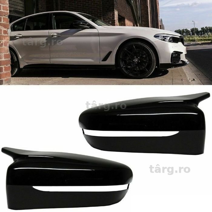 Capace oglinzi negru lucios BMW G30 G31 M look