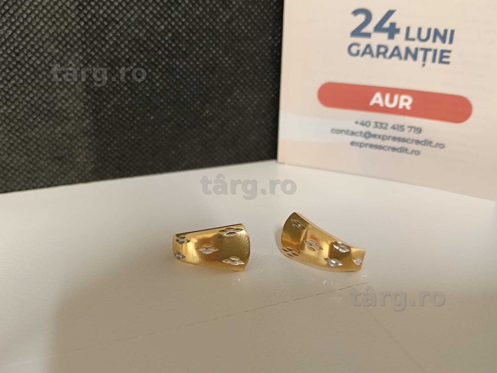 Cercei Aur 14K 2.18g (Ag.21) Garantie 2 ani!