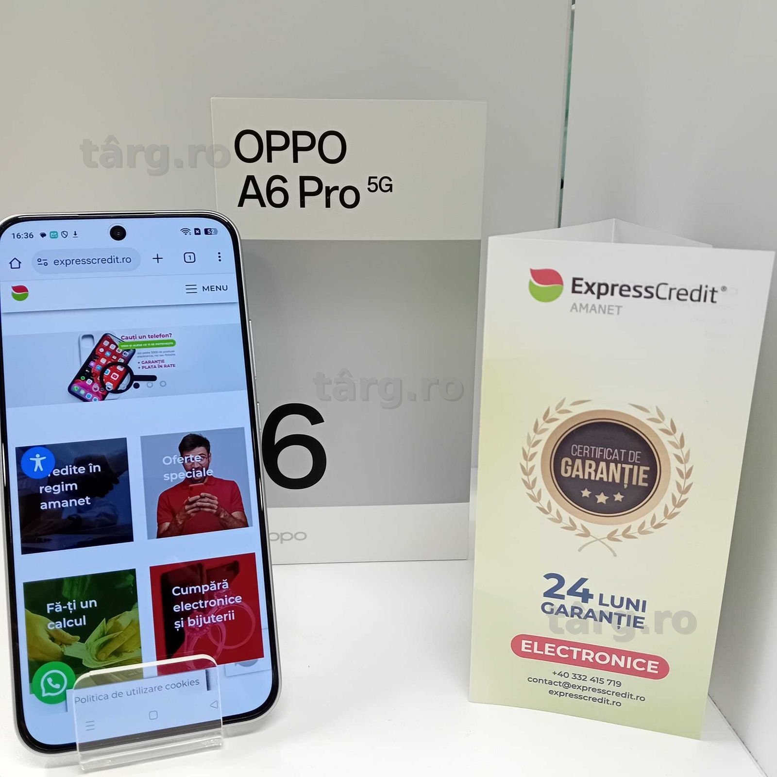 Oppo A6 Pro 256Gb (ag49 Esplanada b.8849) Garantie 2 Ani !