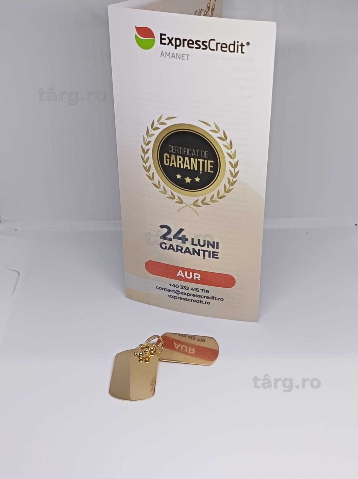 Medalion Aur 14K 8.10g (Ag4 Dacia B.52270) Garantie 2 ani