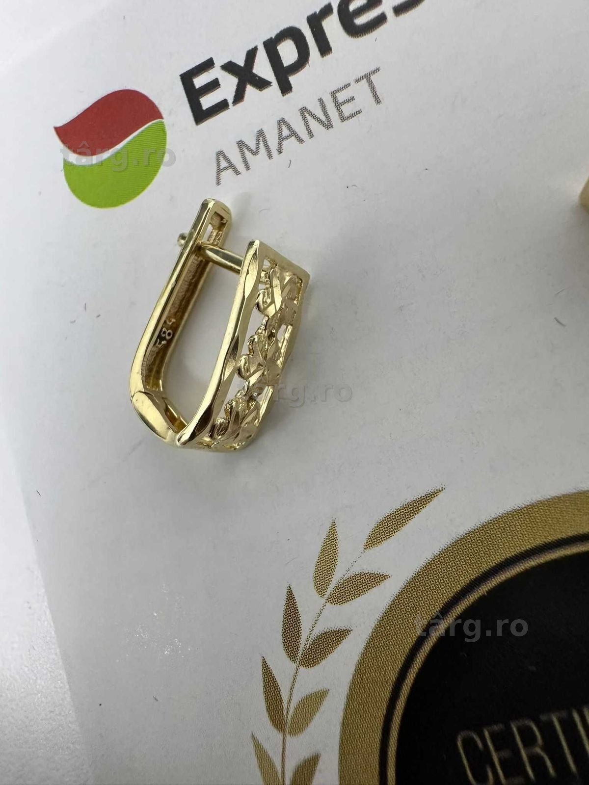 Cercei 14k 2.31g ( Galata B7711.2 ) Garantie 2 ani! 2