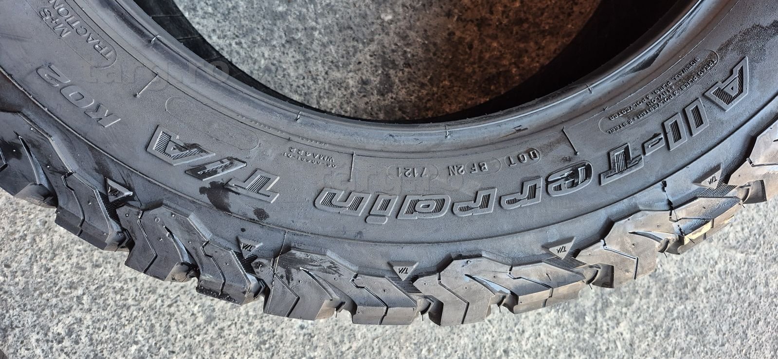 4 anvelope All-Terrain iarna BFGoodrich 275/55/20.Pretul este pe buca 5