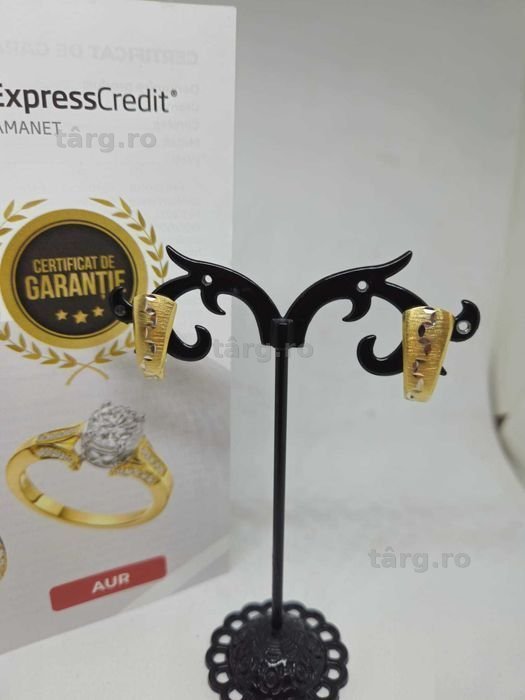 Cercei aur 14k 1.85gr (53545 AG1/30 Pacurari 2) Garantie 2 ani!