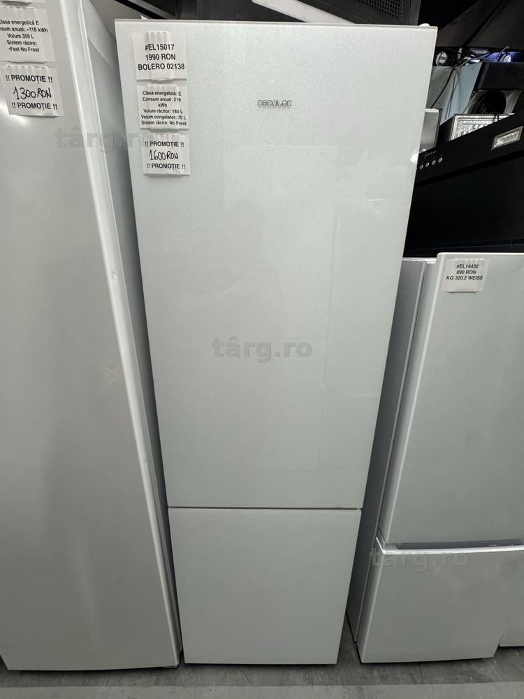 !! PROMOTIE!! Combină frigorifică Cecotec Bolero Coolmarket Combi 250