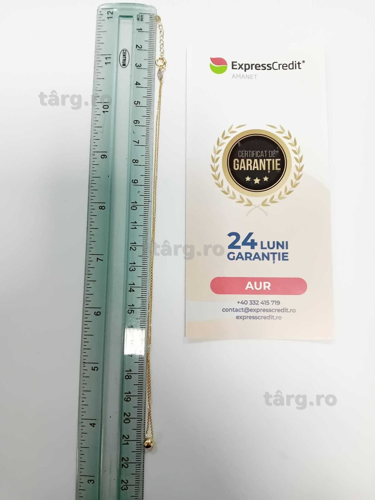 (Ag33) Lant Aur 14K/Garantie 2 ani 2
