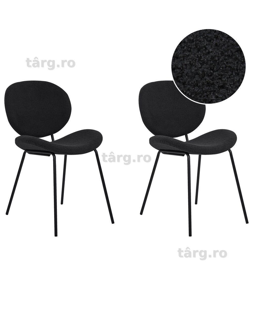Set 2 scaune living/dining calitate Beliani