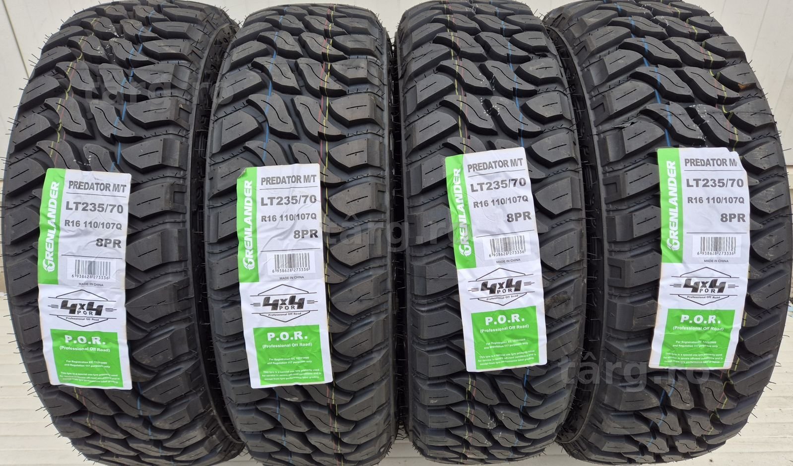235/70 R16, 110Q, GRENLANDER Predator M/T, Anvelope Mud Terrain M+S