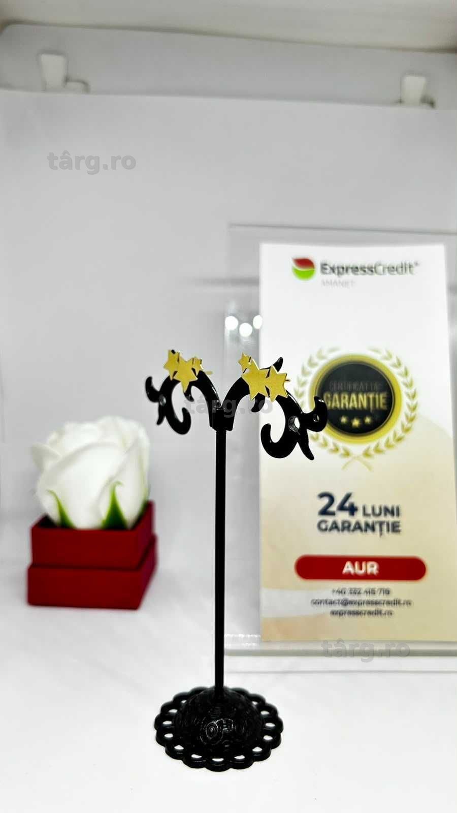 Cercei Aur 14K 1.69g (AG1 Alexandru B54034.4) - Garantie 2 ani! 2