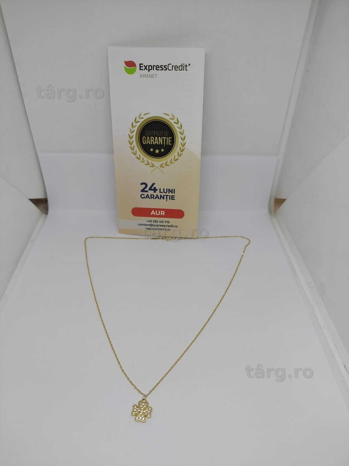Colier aur 14k 2.54gr [35238.2/30 Pacurari 2] Garantie 2 ani! 2