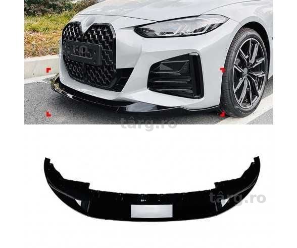 Prelungire Lip Bara Fata M BMW Seria 4 G24 G26 Gran-Coupe Negru Lucios