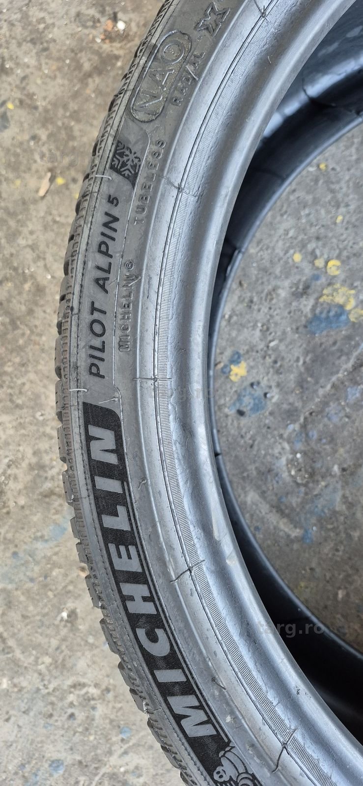 4 anvelope iarna Michelin,fata 245/35/20,spate 295/30/20.Pretul/bucata 4
