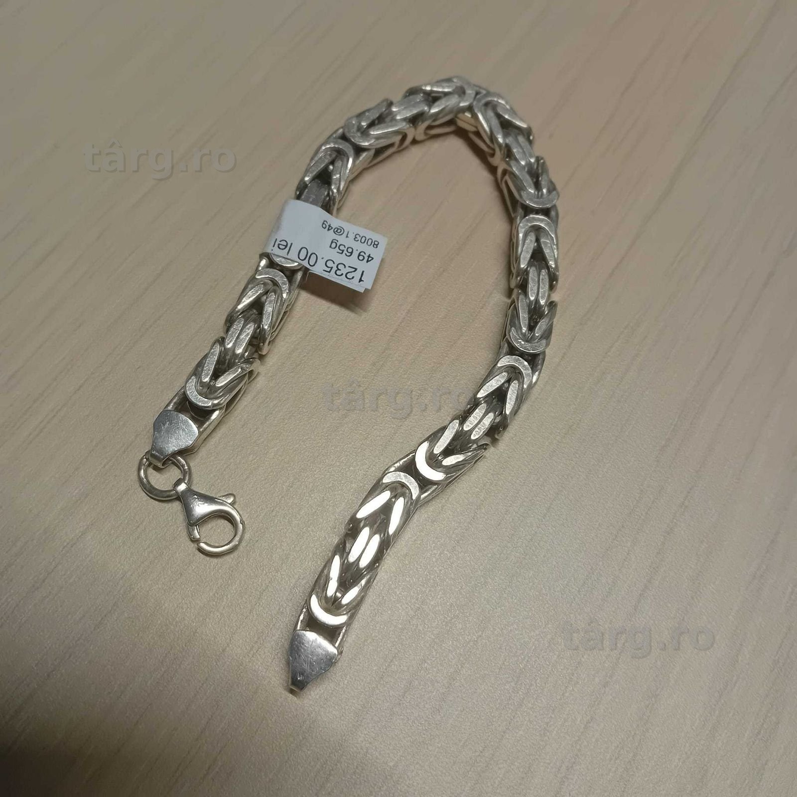 Bratara argint 49.65g (ag49 Esplanada b.8003) 2 ani garantie 5