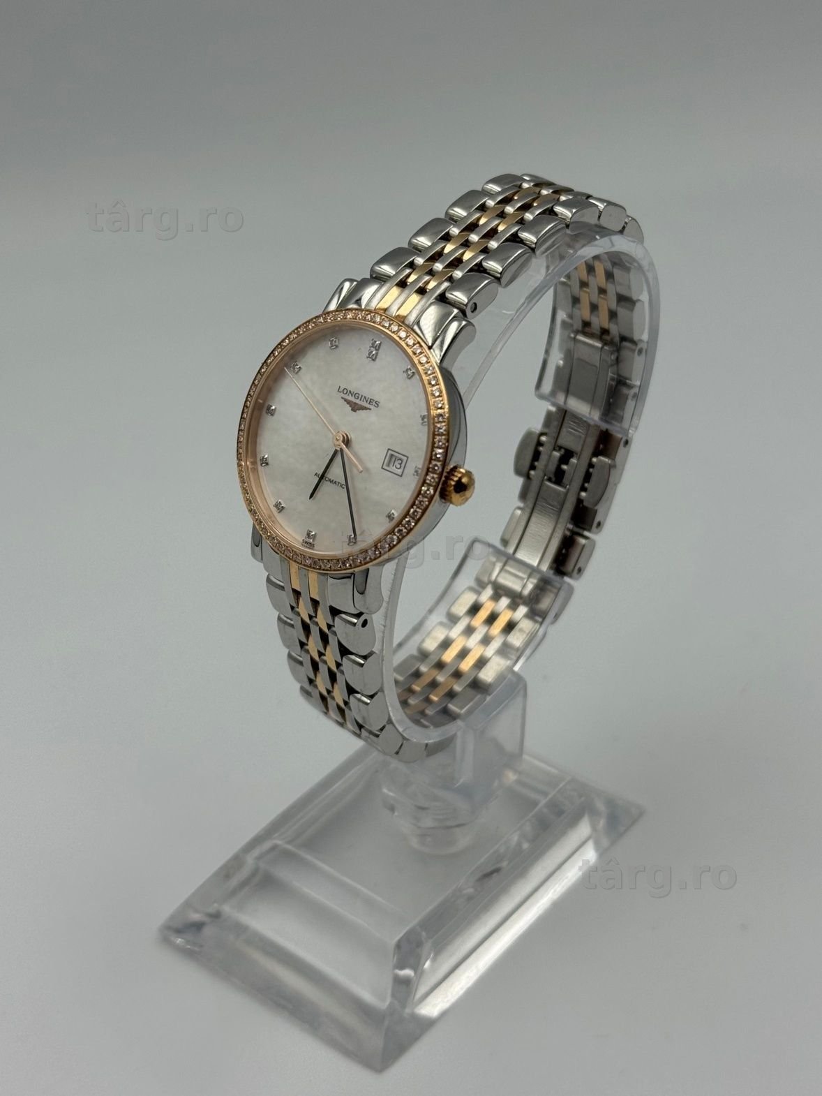 Amanet F28: Ceas Longines automatic Elegant Collection L4.310.5.88.7 aur 18K