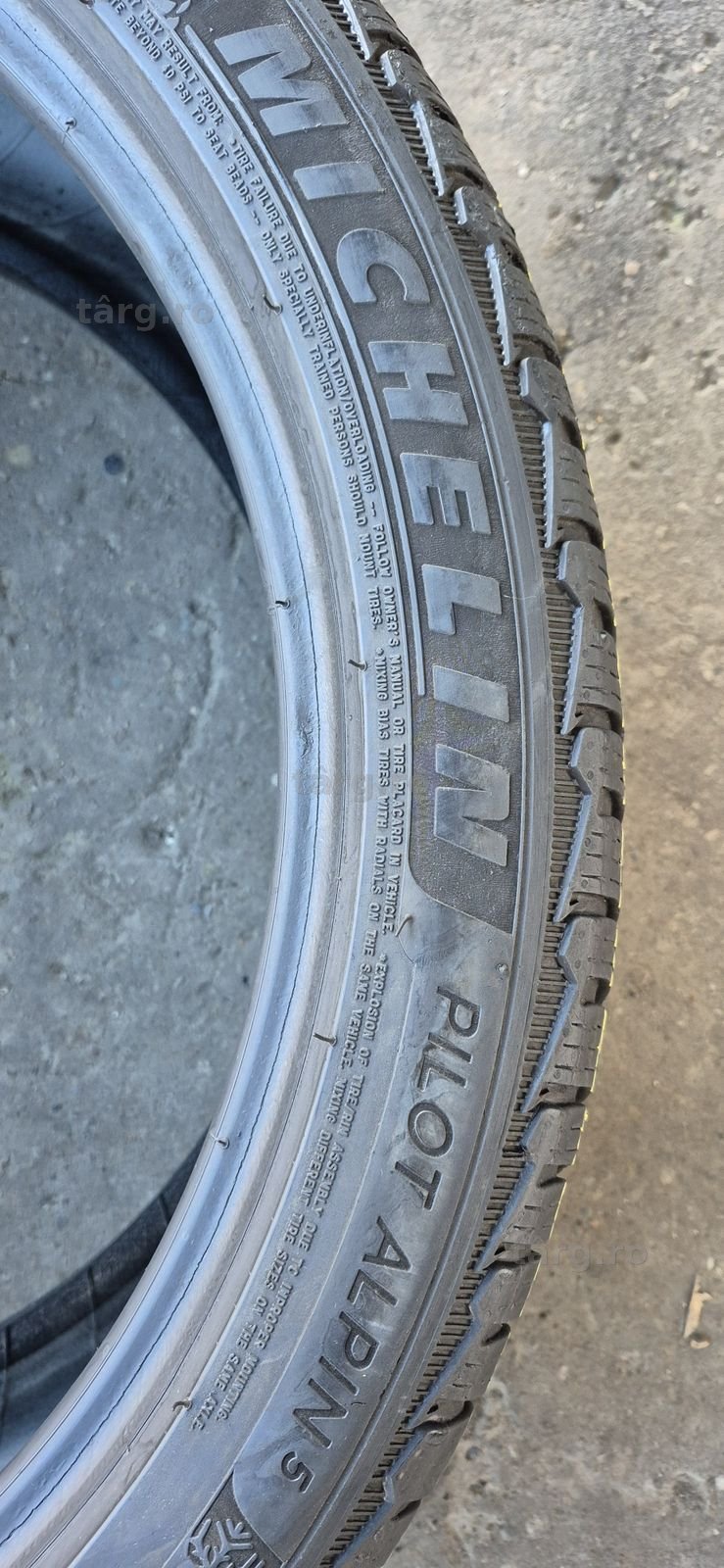 4 anvelope iarna Michelin,fata 255/40/20,spate 295/35/20.Pret/bucata. 5
