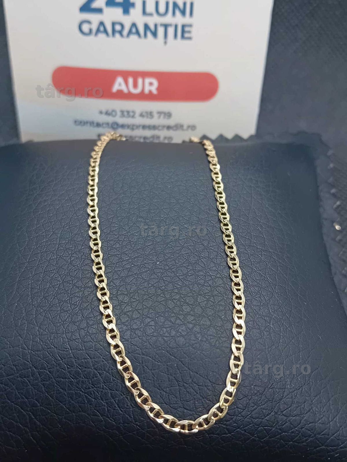 Lant aur 14k 4.86 (B.25666 AG31 Barboi) Garantie 2 ani! 2