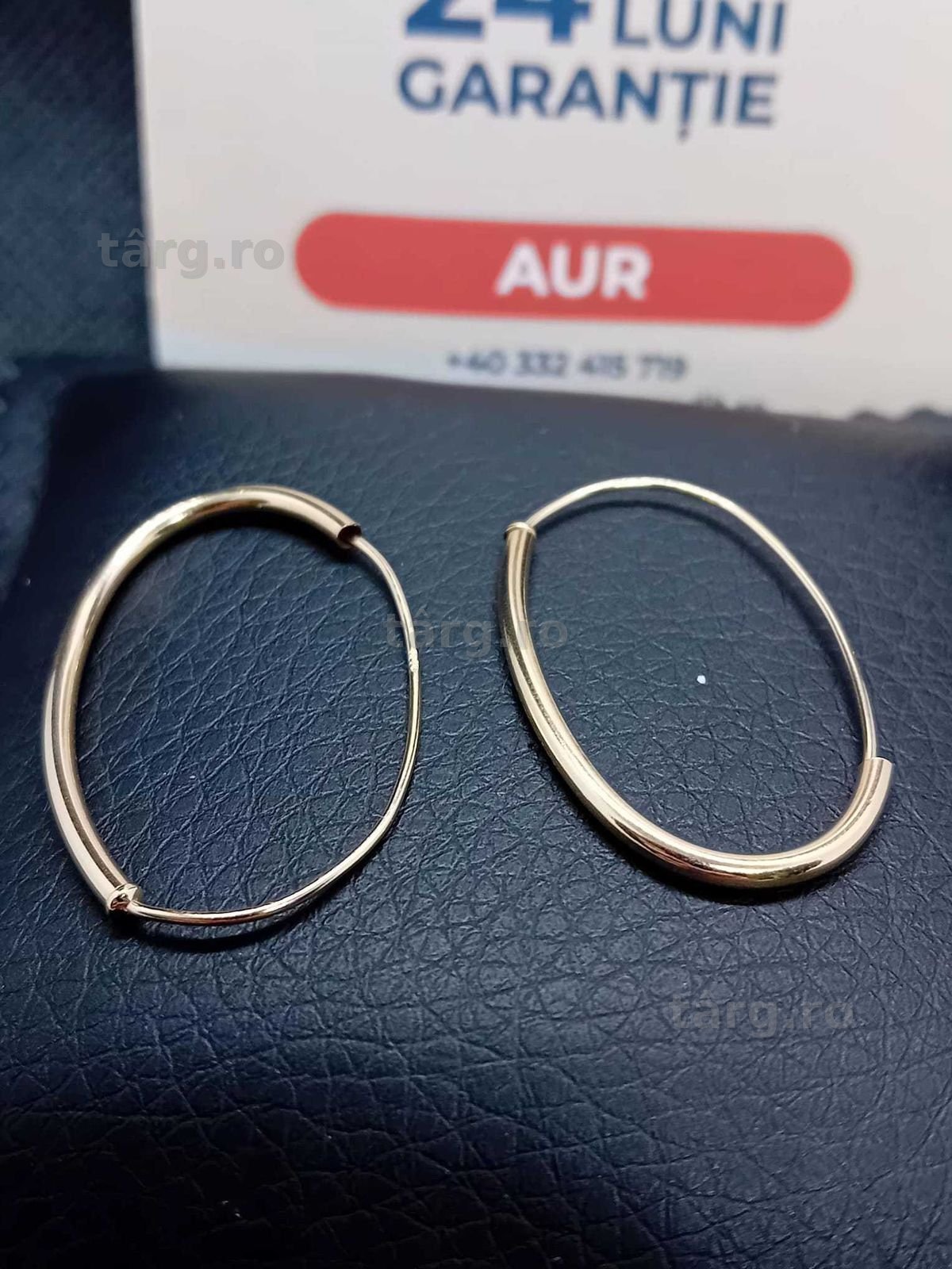 Cercei aur 14k 1.13g (B.25335 AG31 Barboi) Garantie 2 ani!