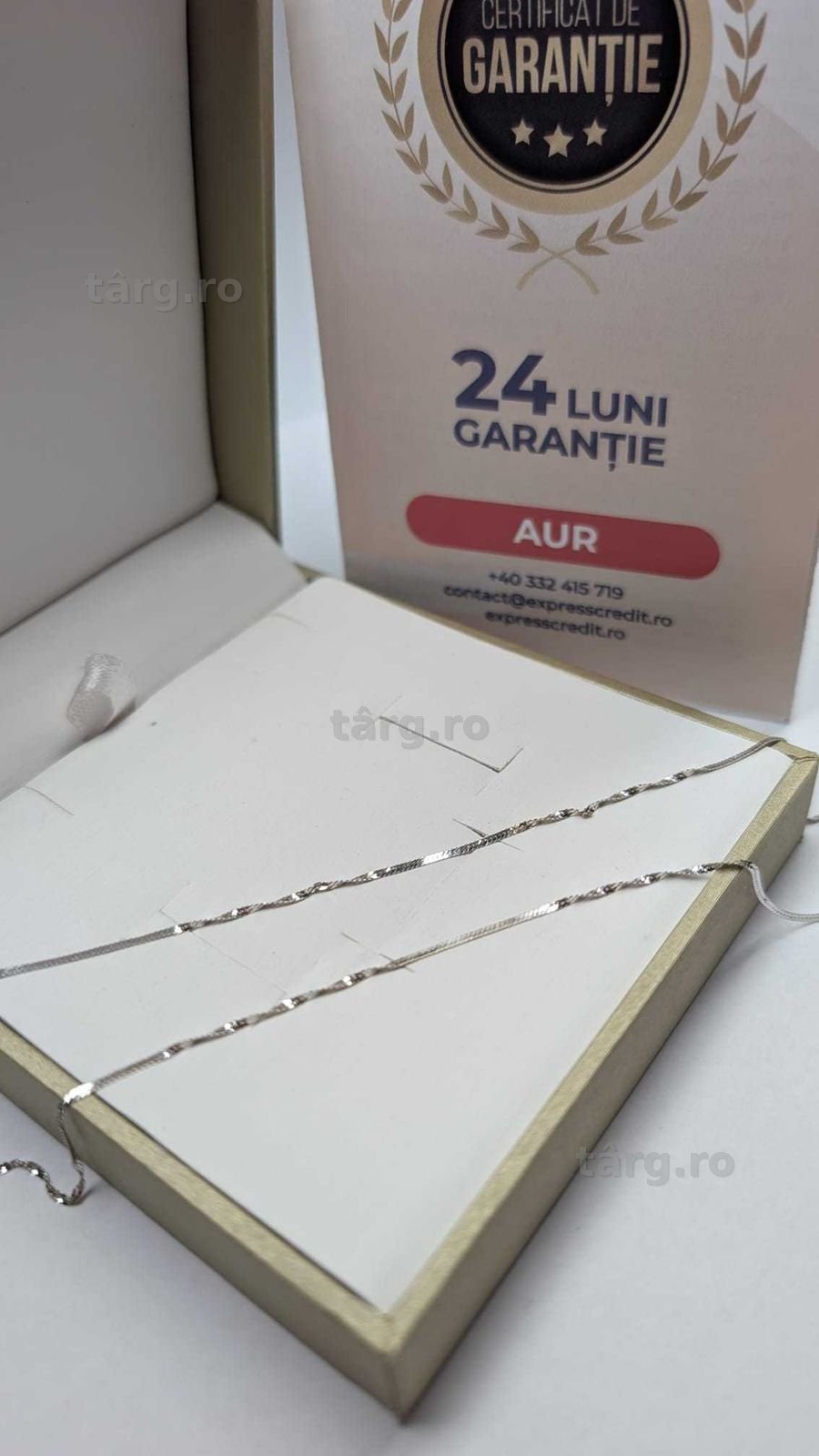 (AG42) Lant Aur 18K 1.01g B:13899.2-Garantie 2Ani!