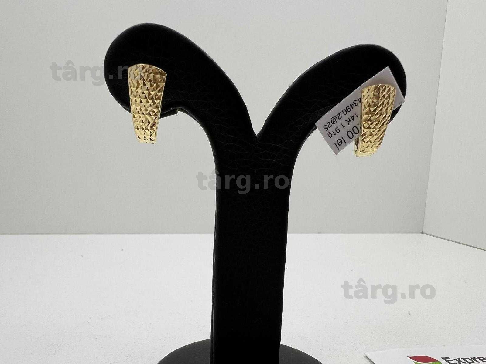 Cercei Aur 14K 1.91g (Ag25 Belvedere B.43490.2) Garantie 2 ani! 3