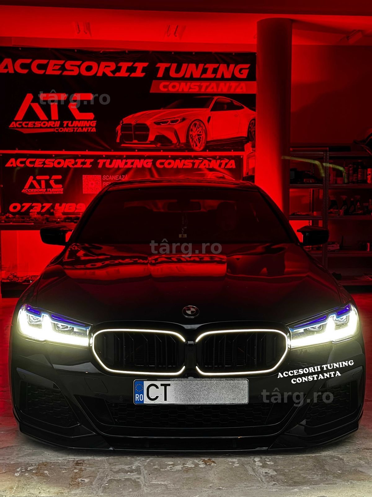 Grile - Nari Duble Iluminat LED BMW Seria 5 G30 G31 2021+