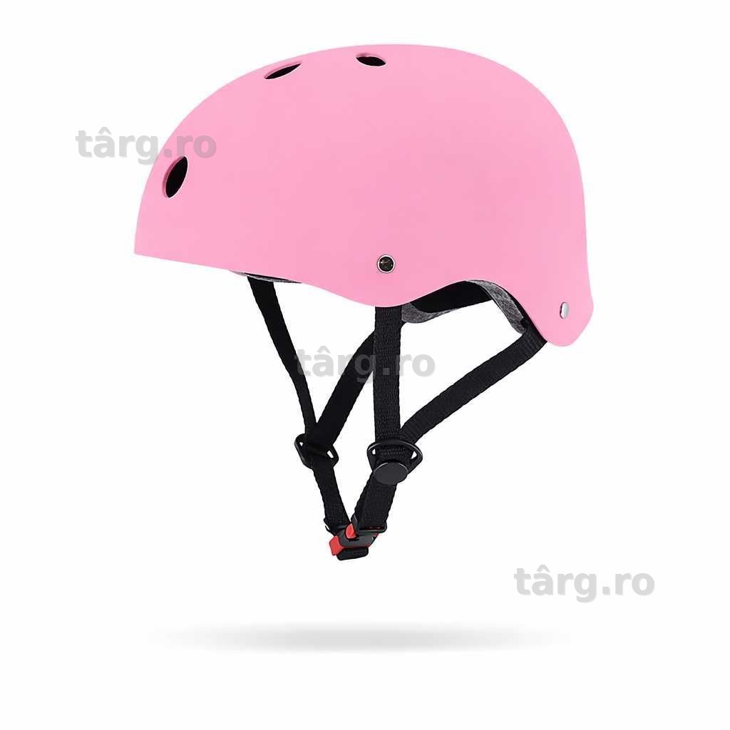 Casca protectie Bicicleta/Trotineta, Ultra Usoara, Marime reglabila, Roz