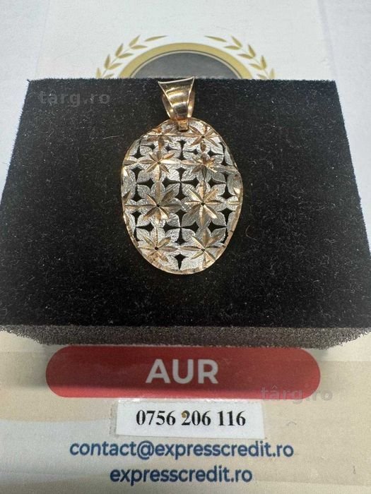 Medalion din aur 18k (68622.1/ 10 Pacurari 1) Garantie 2 ani! 2