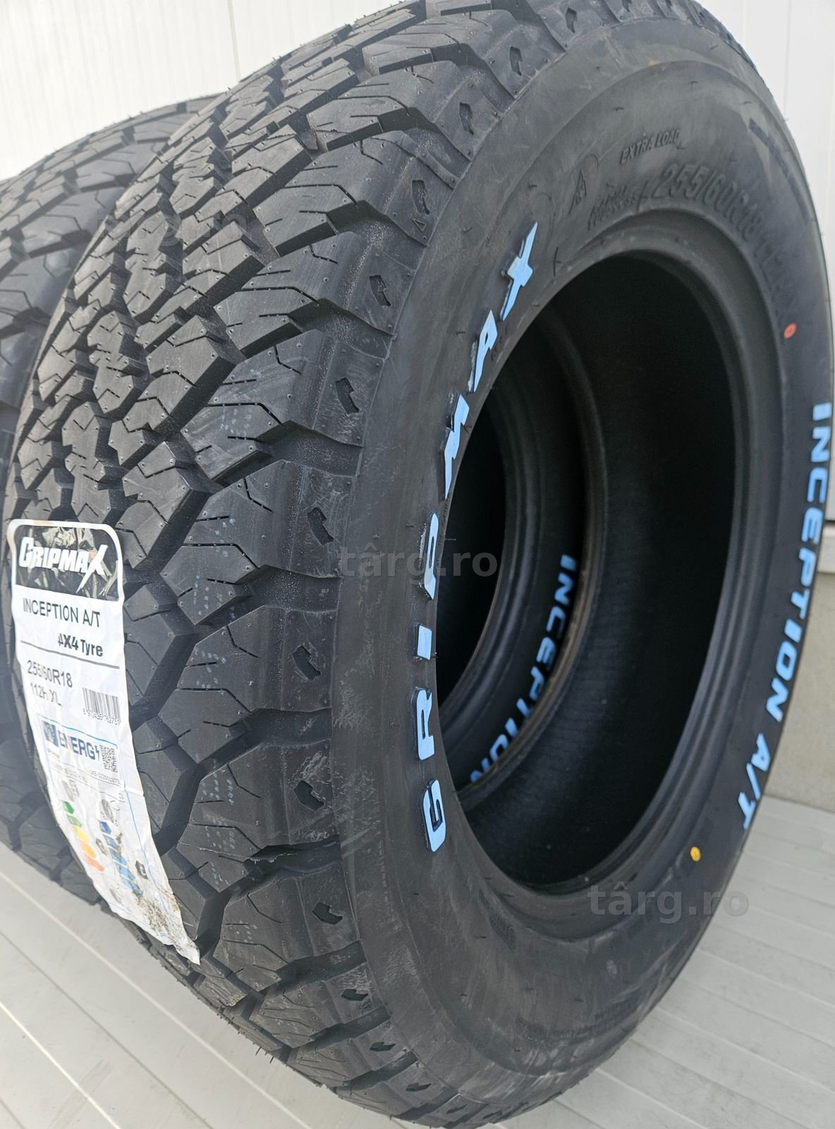 255/60 R18, 112H xl, GRIPMAX Inception A/T, Anvelope All Terrain M+S 2