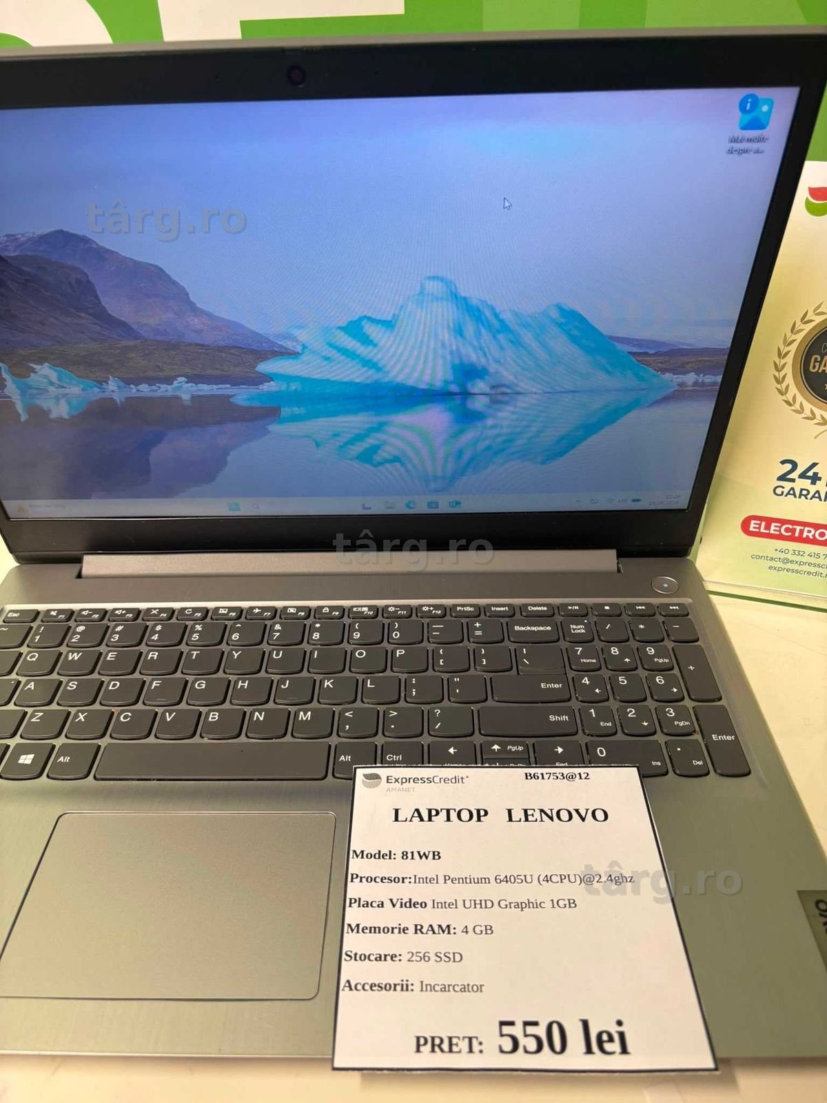 LAPTOP  LENOVO 81WB (B.61753-Tatarasi) Garantie 2 ani-550 lei 2