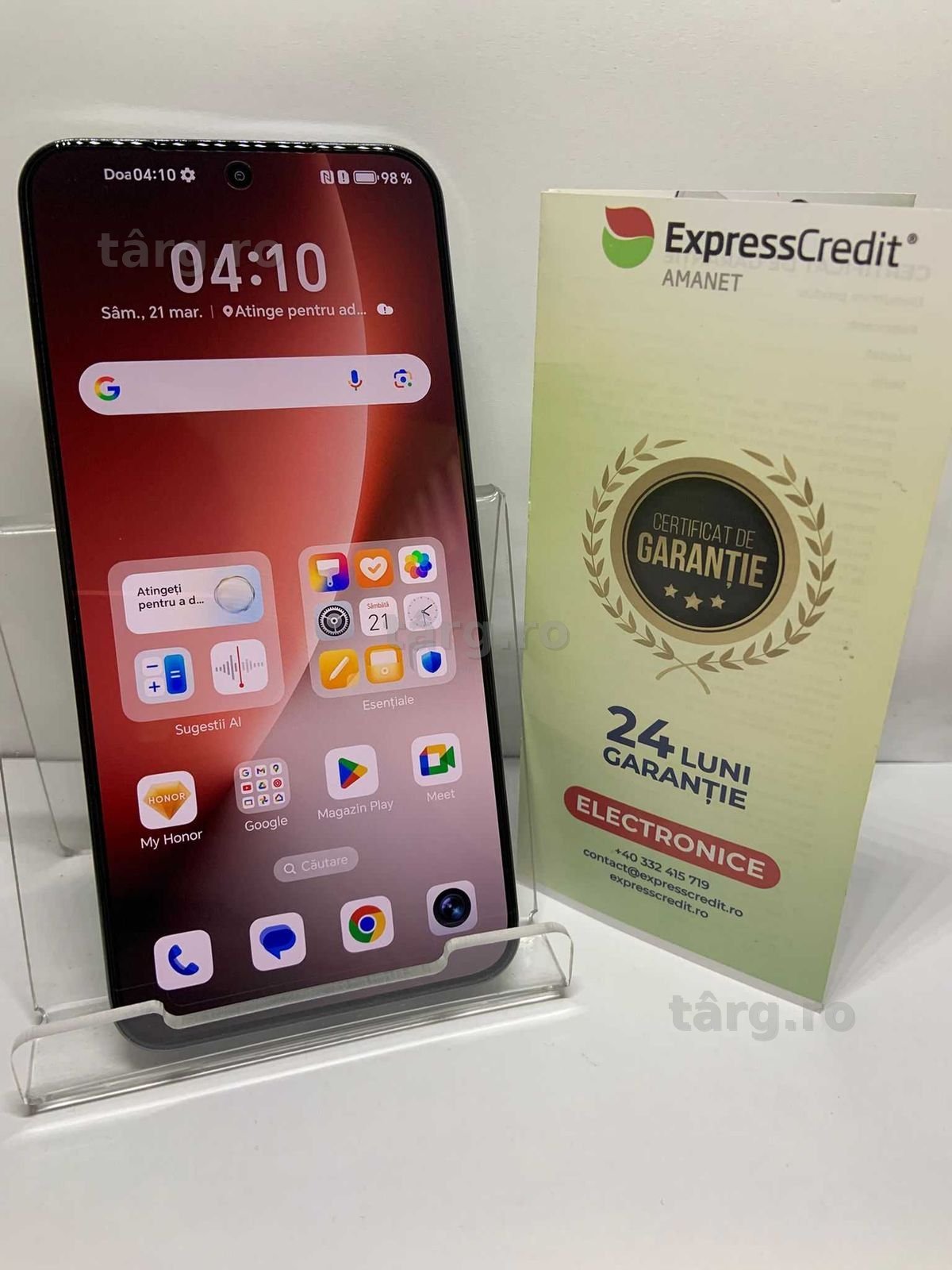 Honor Magic 8 Lite (Ag4 Dacia B.51801) Garantie 2 ani