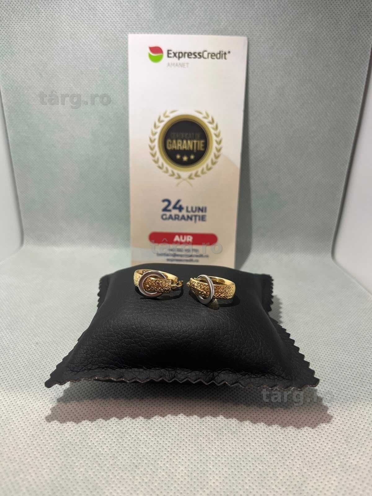 Cercei Aur 14K (Ag18 Tutora b.28367.1) Garantie 2 ani!