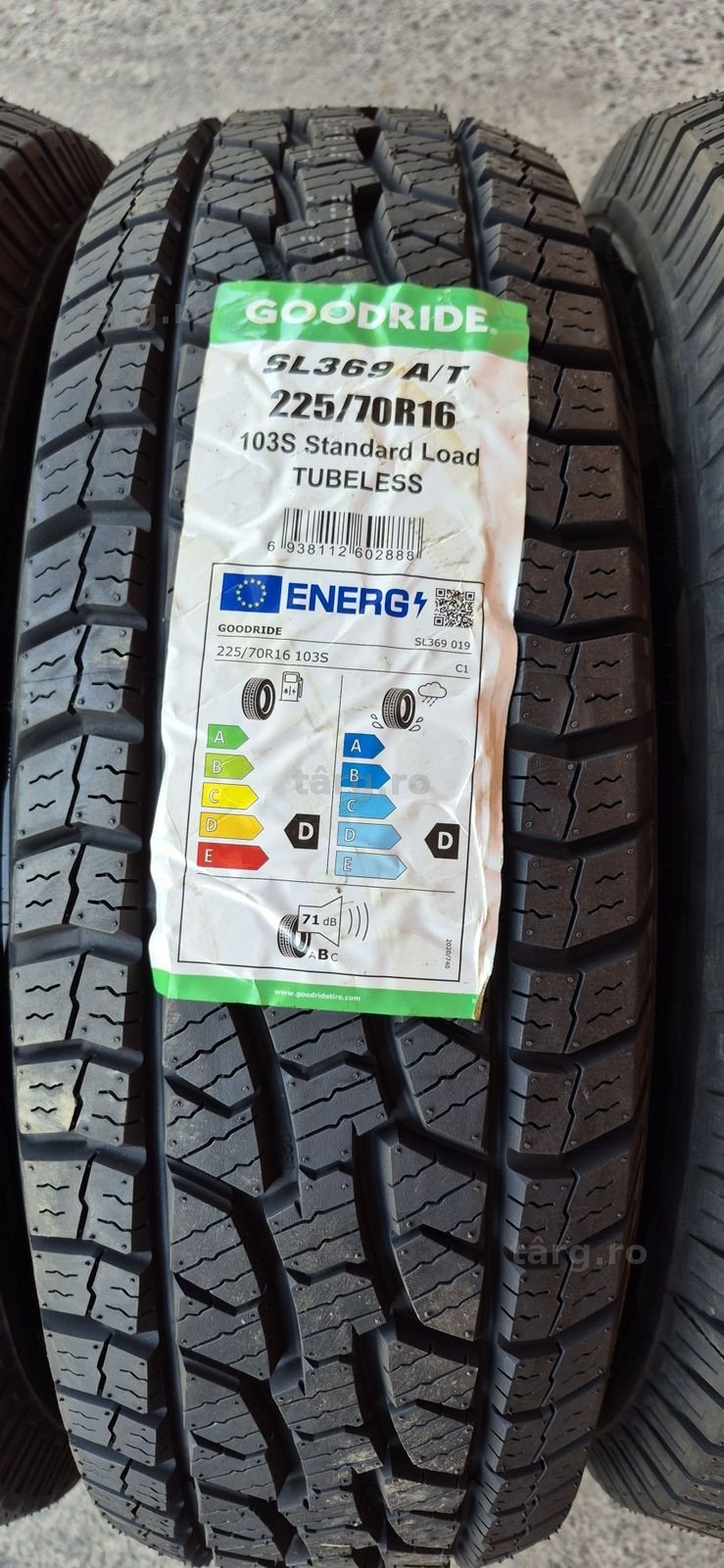 4 anvelope M+S noi Goodride Radial SL369 A/T;225/70/16,dot 2025.Pretul este pe bucata. 3