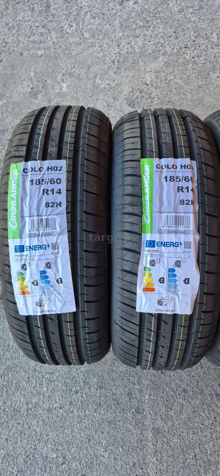 4 anvelope vara noi Grenlander 185/60/14,dot 2025.Pretul este pe bucata. 2