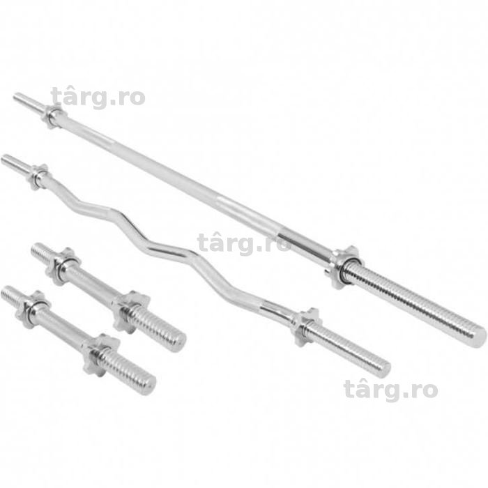 Set cu bara piept, bară Z și gantere 30/31mm