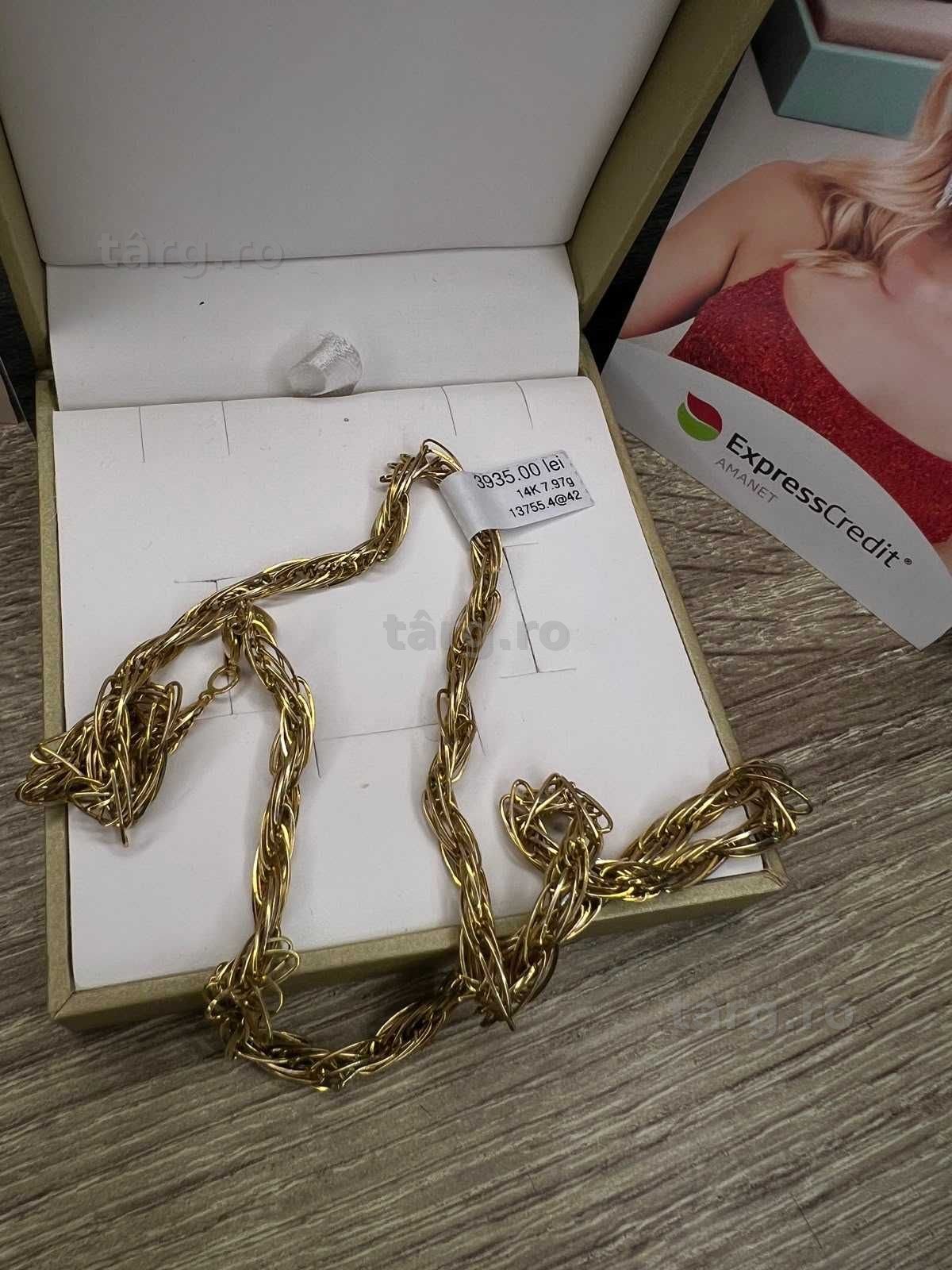 (AG42) Lant Aur 14K 7.97g *Garantie 2 Ani* B:13755.4