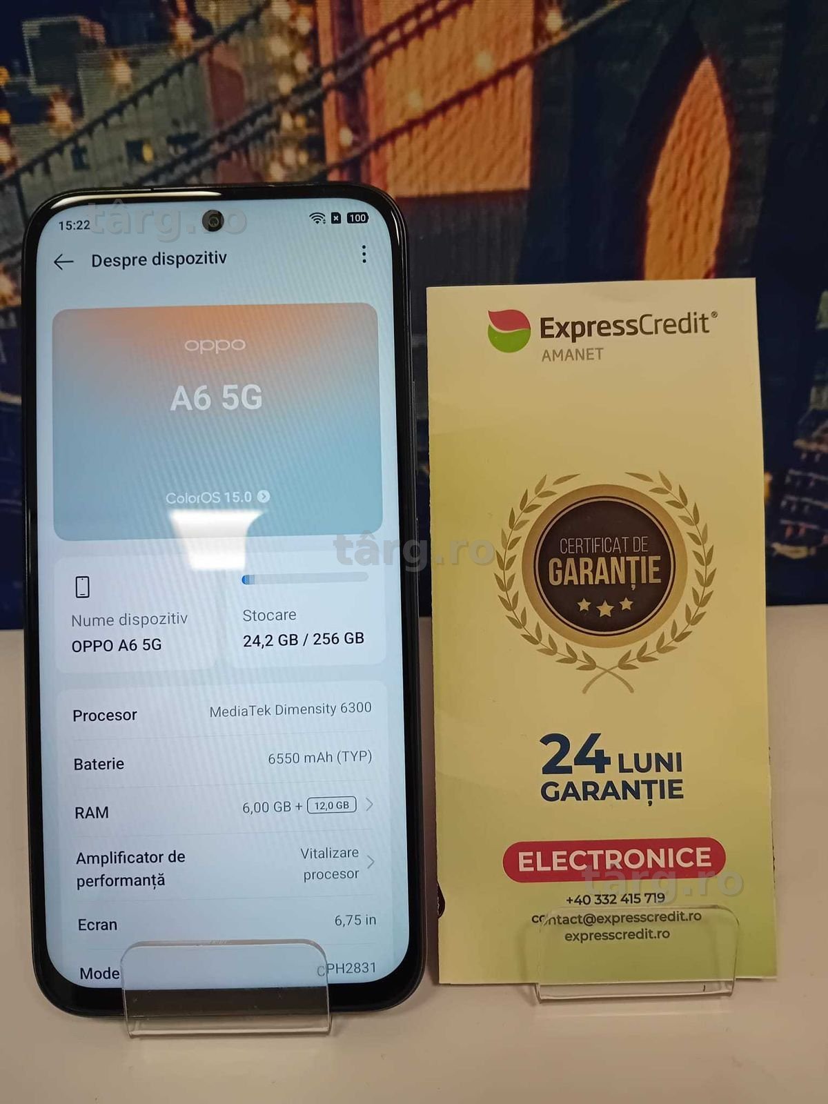 Oppo A6 5G (35753.3/30 Pacurari 2) Garantie 2 Ani!