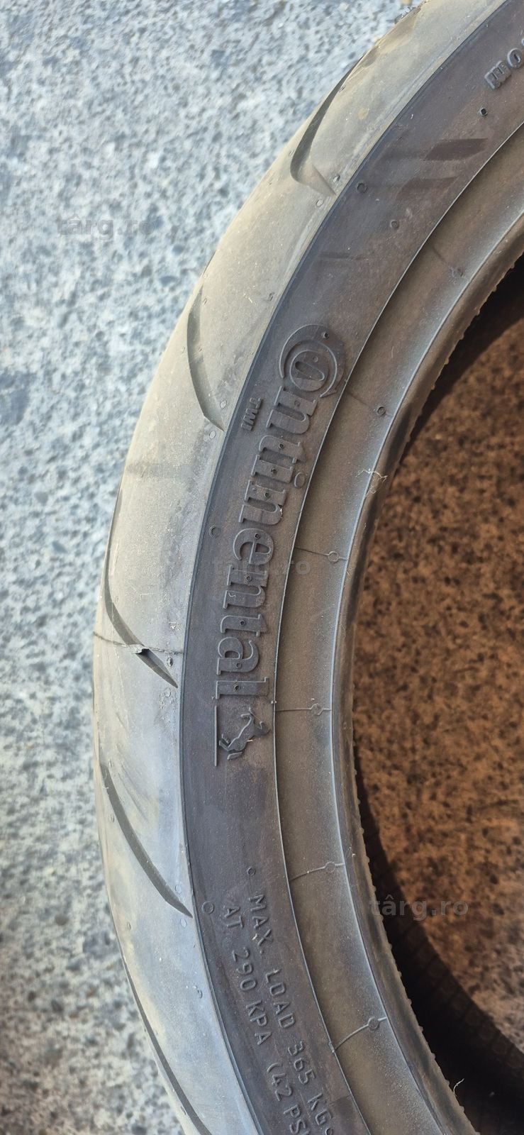 O anvelopa moto spate noua Continental 190/50ZR17 M/C 3