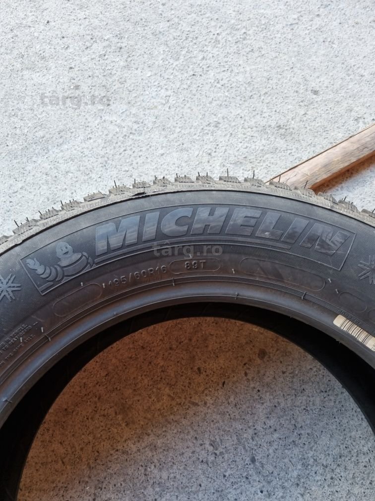 4 anvelope iarna NOI MICHELIN 195/60/16 dot 2019 pret per bucata 4