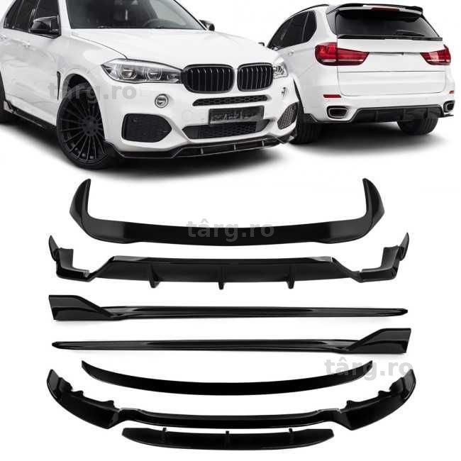 Pachet complet AERO Tuning BMW X5 F15 Difuzor, Lip, Eleron, Praguri, Extensie Prelungire Bara Fata Spate M