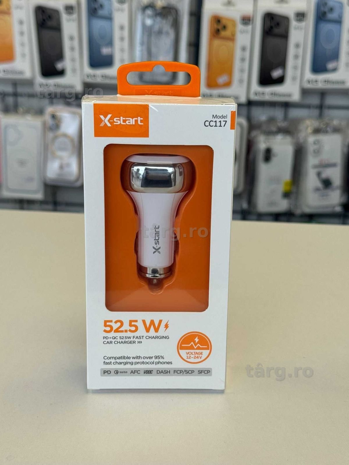 Incarcator auto, Incarcare rapida, Quick Charge 3.0, Alb 3