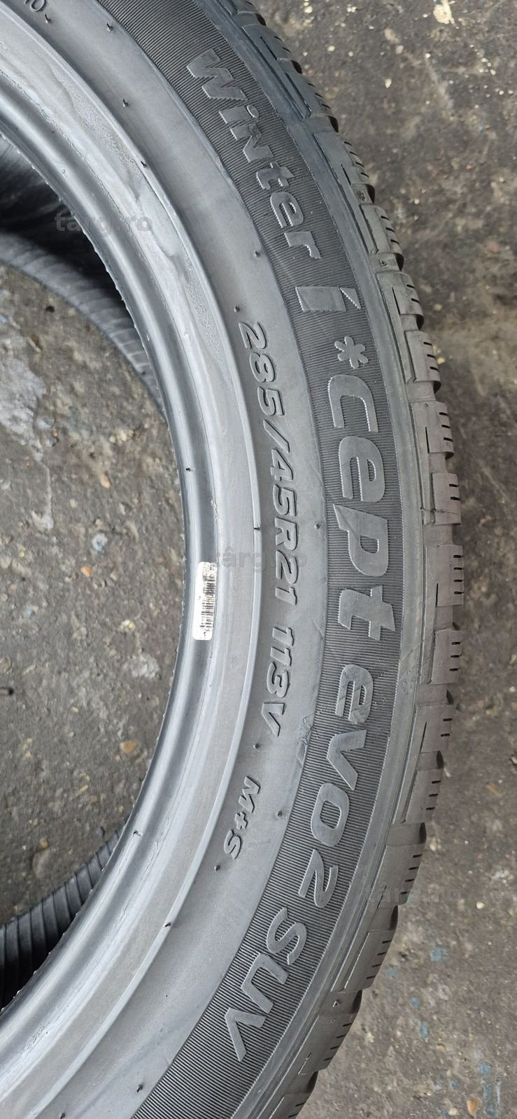 4 anvelope iarna Hankook 285/45/21.Pretul este pe bucata. 5