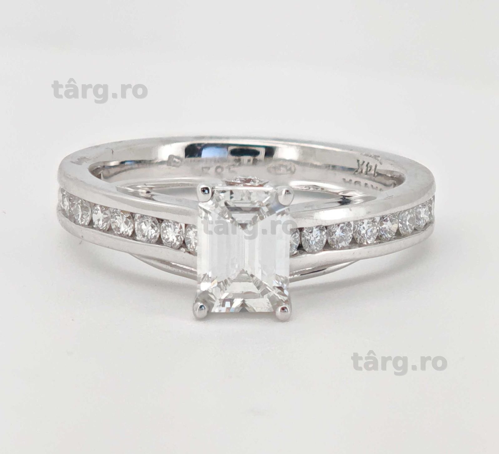 Inel 14k diamante naturale GIA  Javda