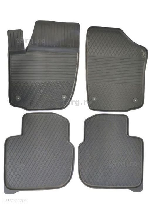 Covorase cauciuc tip tavita compatibile  Skoda Rapid,Seat Toledo 2012-2019